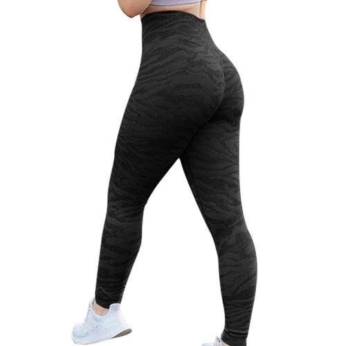 Mandotos women's butt leggings with push-up design, gym and yoga tights, featuring stretchy, form-fitting fabric for workout and fitness.