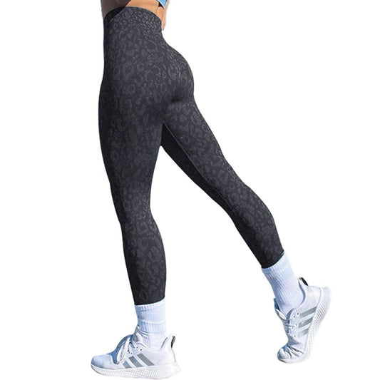 Mandotos women's push-up butt leggings showing a snug fit, high waist design, ideal for workout, gym, yoga, and fitness activities.