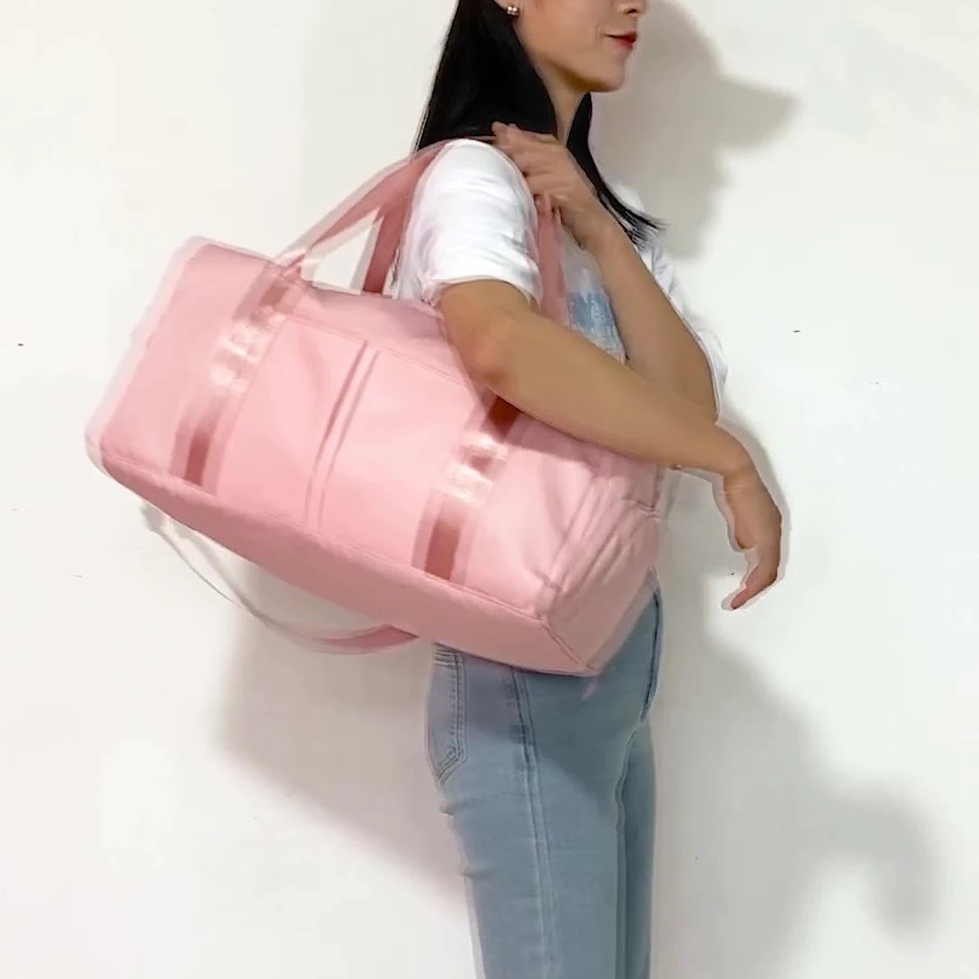 Mandotos waterproof fitness sports travel duffel bag with shoulder strap, ideal for gym, swim, and weekend trips for women and men.
