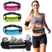Mandotos fitness waist bag with pocket, slim running fanny pack for jogging, hiking, cycling, and gym workouts.