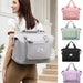 Mandotos folding travel bag for women, versatile backpack, shoulder bag, gym, fitness, weekender, and overnight use.