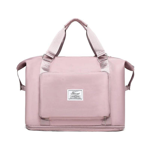 Mandotos folding travel bag for women, versatile backpack, shoulder, and gym bag, ideal for weekend and overnight trips.