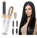 Mandotos 5-in-1 Hair Styler Brush with multiple attachments for styling, drying, and smoothing hair.