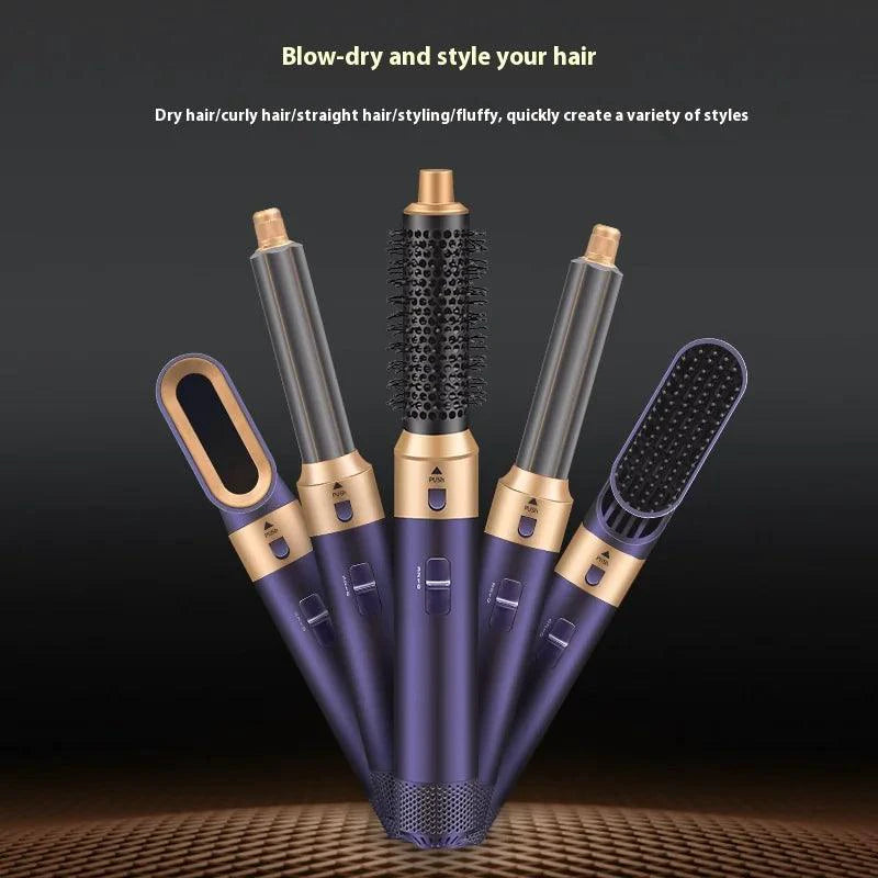 Mandotos 5-in-1 multi-head styling curler with interchangeable barrels for versatile hair curling and styling options.