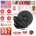 Pair of 8-inch MANDOTOS 5Core car subwoofer speakers, 500W peak, 4 ohm bass woofers for car audio upgrade