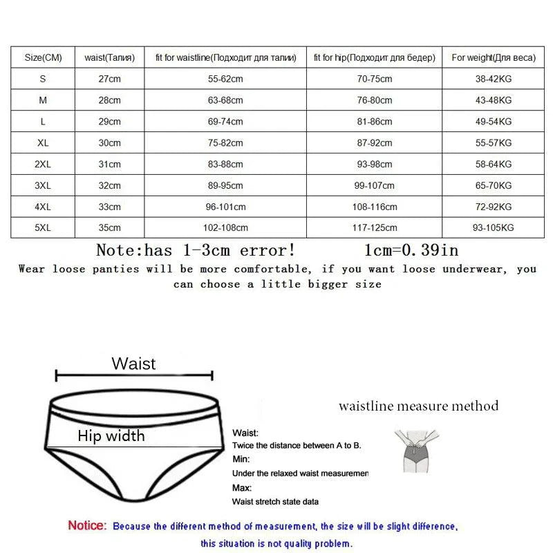 Set of 5 printed cotton women's panties by MANDOTOS featuring cute, plus-size briefs with colorful patterns and comfortable fit.