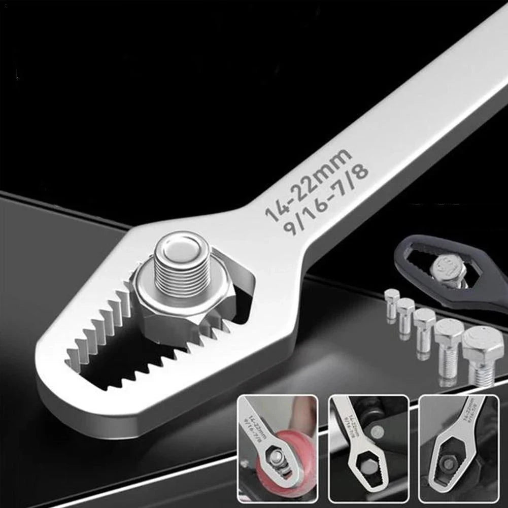 Mandotos 8-22mm universal Torx wrench with self-tightening adjustable head and double-end design for factory hand tool use.