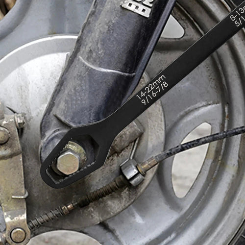 Mandotos 8-22mm universal Torx wrench with self-tightening design, double-head spanner for factory use and adjustable glass repair.