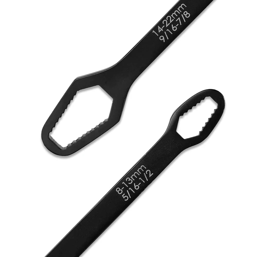 Mandotos 8-22mm universal Torx wrench with self-tightening, adjustable design, double-head spanner for factory hand tool use