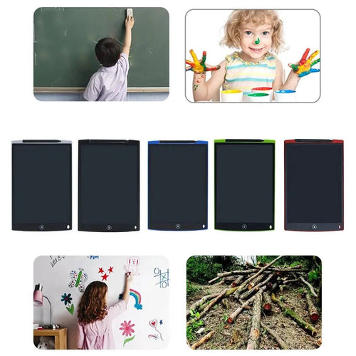 Mandotos 8.5-inch LCD writing tablet with digital drawing and handwriting pad, ultra-thin portable electronic board for notes and sketches.