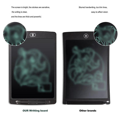 MANDOTOS 8.5-inch LCD digital writing tablet for drawing and handwriting, ultra-thin portable electronic drawing board.