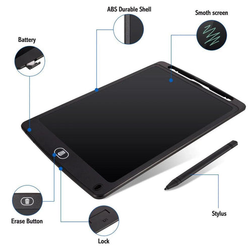 Mandotos 8.5-inch LCD writing tablet with digital drawing and handwriting features, ultra-thin portable electronic drawing board.