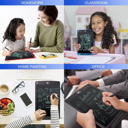 Mandotos 8.5-inch LCD writing tablet with digital drawing and handwriting feature, portable ultra-thin electronic drawing board.