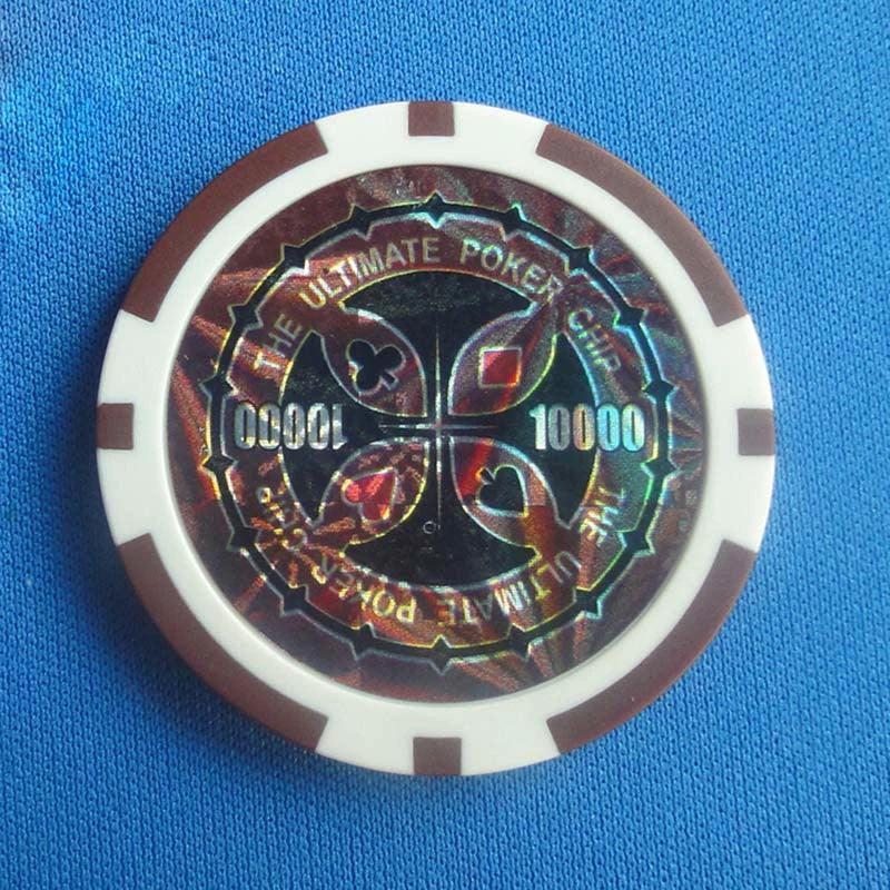 Mandotos ABS plastic high-end two-color poker and baccarat game chips set, featuring durable, vibrant casino-style coins.