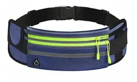 Mandotos Active Essentials waist bag in black with adjustable strap and multiple compartments for convenience.