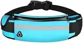 Mandotos Active Essentials waist bag worn around the waist, featuring multiple compartments and adjustable strap for outdoor activities