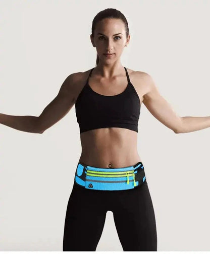 Mandotos Active Essentials waist bag with adjustable strap and multiple compartments for outdoor and athletic use