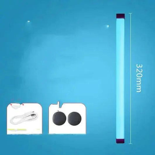 Mandotos adjustable portable LED fill light with customizable brightness and color settings for photography and videography.