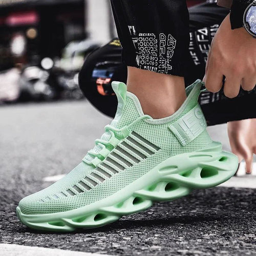 Mandotos men's advanced cushioning running shoes with supportive design and breathable mesh for enhanced performance and comfort.