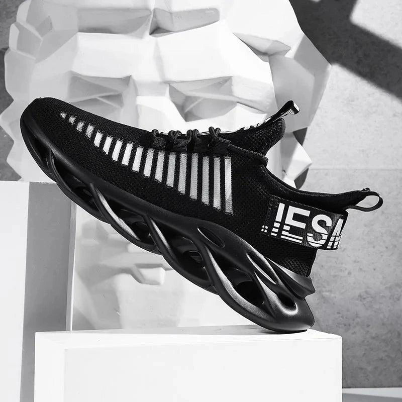 Mandotos men's advanced cushioning running shoes with breathable mesh uppers and supportive soles for optimal performance.