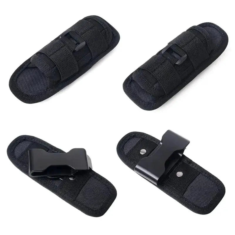 Mandotos Adventure Belt with flashlight carrier, adjustable belt strap and durable design for outdoor activities.