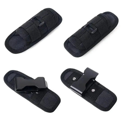 Mandotos Adventure Belt with flashlight carrier, adjustable belt strap and durable design for outdoor activities.