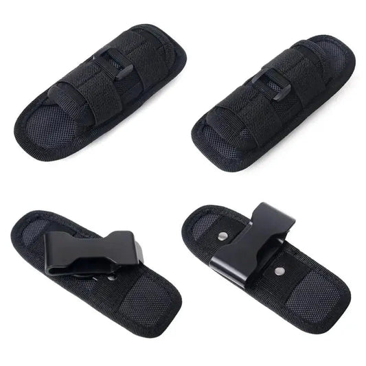 Mandotos Adventure Belt with flashlight carrier, adjustable belt strap and durable design for outdoor activities.
