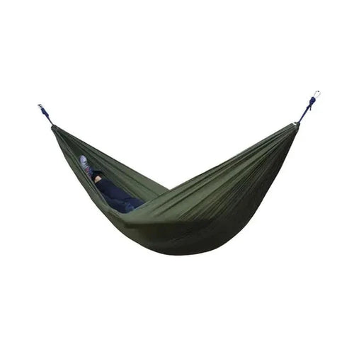 Mandotos Adventure Hammock Pack with lightweight hammock, straps, and accessories for outdoor camping and relaxing.