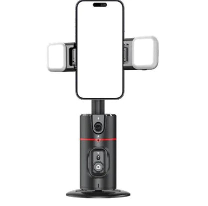 Mandotos AI 360° facial track stabilizer with adjustable mount and sleek design for smooth, professional video stabilization.