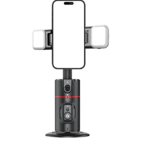 MANDOTOS AI 360° Facial Track Stabilizer capturing smooth, stabilized facial footage with advanced tracking technology.
