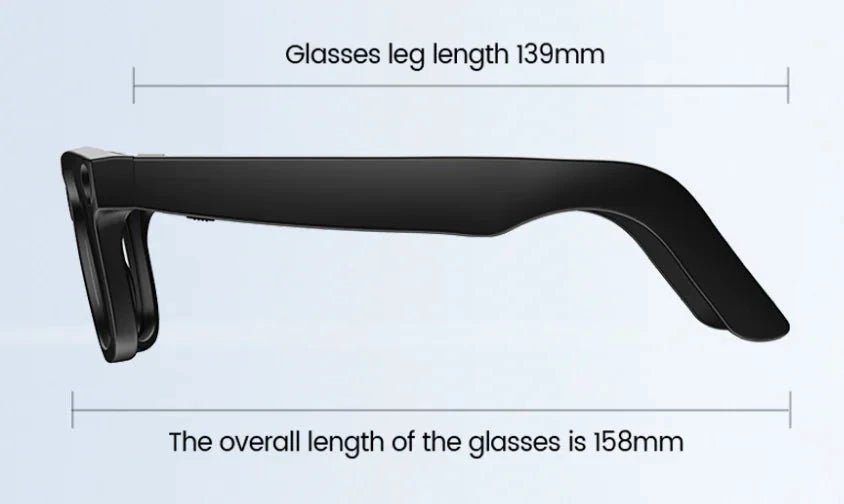Mandotos AI Camera Smart Glasses with built-in camera and sleek design, worn on the face for hands-free video capture.