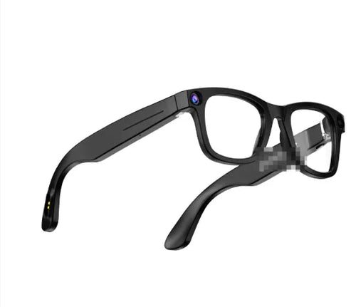 Mandotos AI Camera Smart Glasses with sleek design, featuring built-in camera and smart technology for hands-free photography and recording.