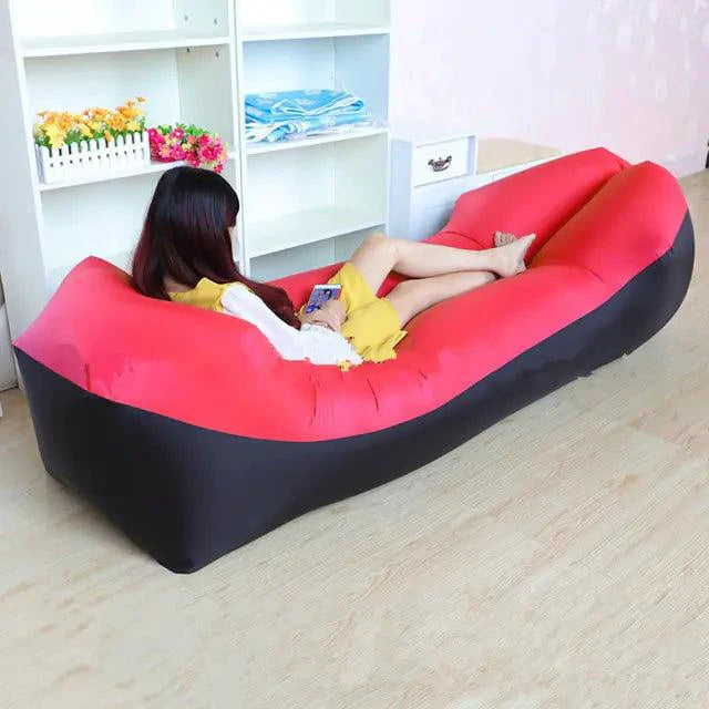 Mandotos AirLounge Elite sofa bed showcasing its sleek design and versatile functionality in a modern living space.