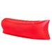 MANDOTOS AirLounge portable beach seat with adjustable straps and cushioned support for comfortable relaxation outdoors.