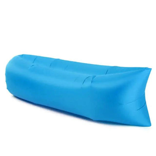 Mandotos AirLounge portable beach seat in vibrant colors, designed for comfortable relaxation outdoors.