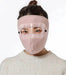 Mandotos Airy Outdoor Face Cover worn outdoors, lightweight fabric with adjustable ear loops for comfortable protection.