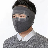 Mandotos Airy Outdoor Face Cover in lightweight breathable fabric, designed for outdoor protection and comfort.