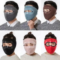 Mandotos Airy Outdoor Face Cover made of lightweight fabric, designed for comfortable protection during outdoor activities.