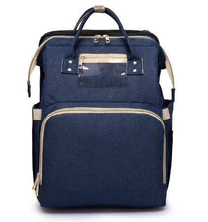 Mandotos all-in-one stroller diaper backpack with multiple compartments, adjustable straps, and a sleek design for parents on the go.