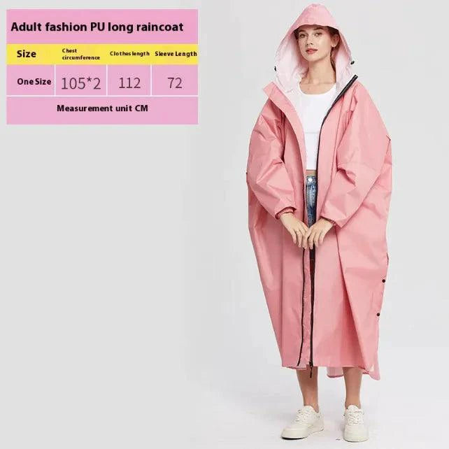Mandotos all-weather cyclist raincoat in bright yellow with reflective strips, designed for outdoor cycling in rainy weather.