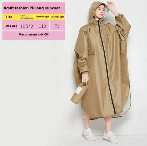 Mandotos all-weather cyclist raincoat with reflective accents, waterproof fabric, and adjustable hood for outdoor riding in rain.