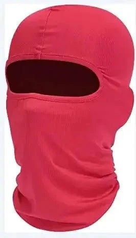 Mandotos Alpine full face cover in black, designed for outdoor protection, featuring a snug fit and breathable fabric.