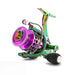 Mandotos AluSpin Reel Master fishing reel with aluminum body and ergonomic handle, designed for smooth casting and durability.