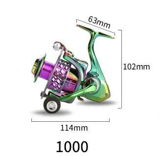 Mandotos AluSpin Reel Master fishing reel with sleek metallic finish and ergonomic handle for smooth casting and retrieval.