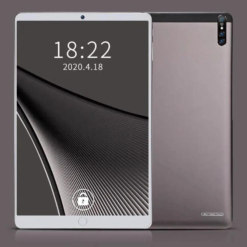 Mandotos Android learning tablet PC with dual cameras, 10-inch screen, ideal for education and entertainment.