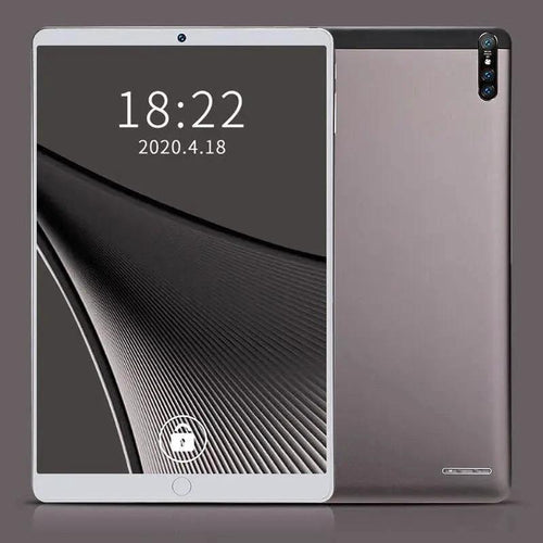 Mandotos Android learning tablet PC with dual cameras, 10-inch screen, ideal for education and entertainment.