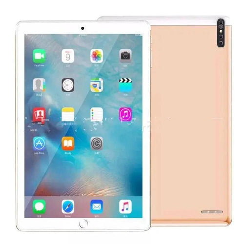 Mandotos Android learning tablet PC with 10-inch screen and dual cameras, ideal for educational and entertainment use
