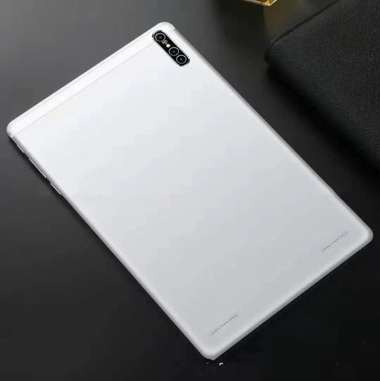 Mandotos Android learning tablet PC with dual cameras, 10-inch screen, ideal for educational use and multimedia activities.