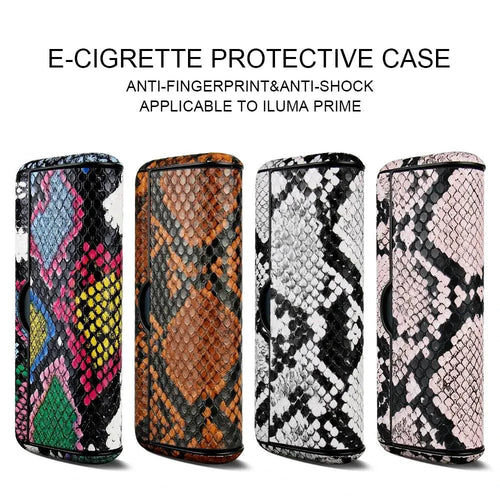 Mandotos animal snake leather case with textured snake skin pattern, designed for stylish protection of your device or accessories.