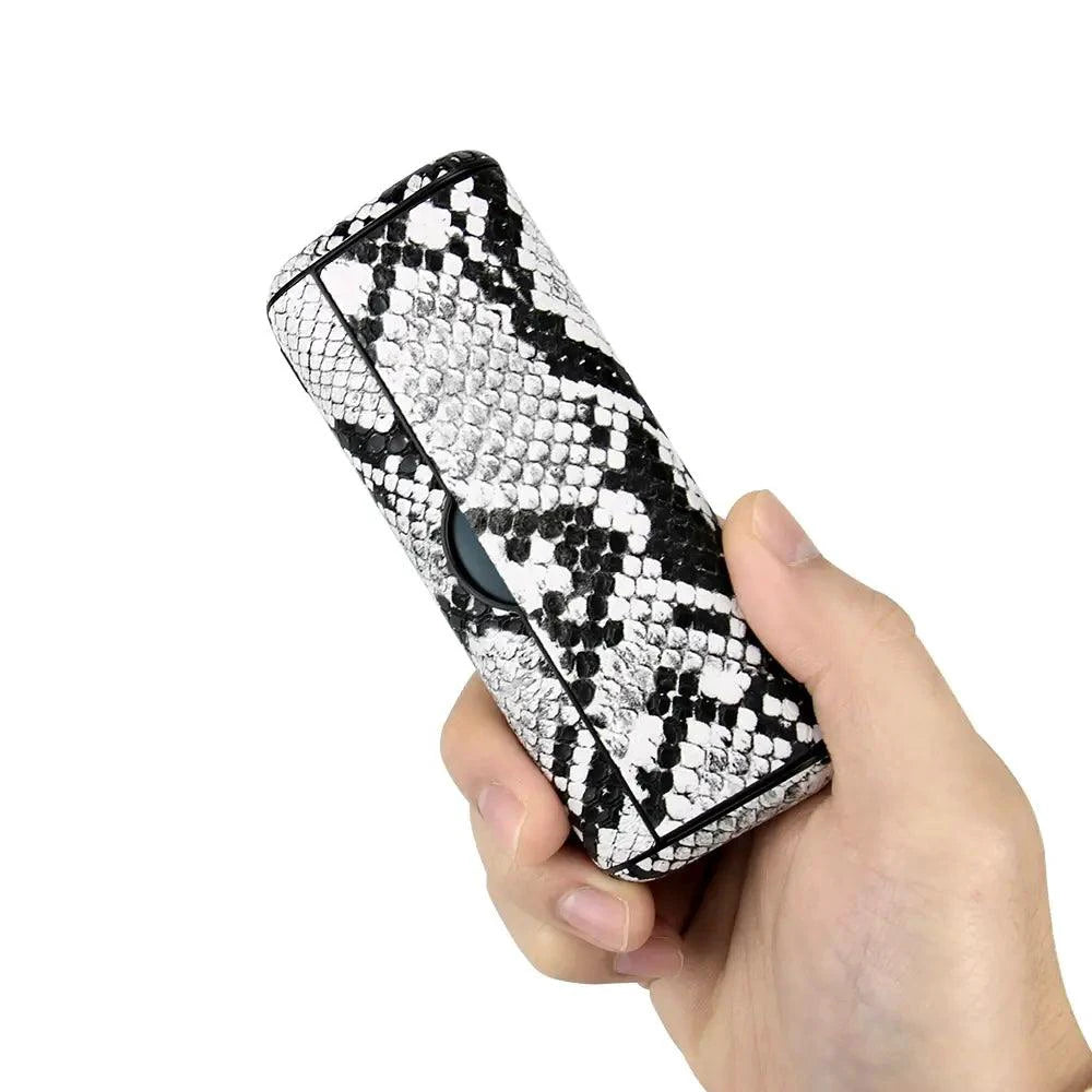 Mandotos animal snake leather case featuring a textured snake pattern, designed for stylish protection of your device.